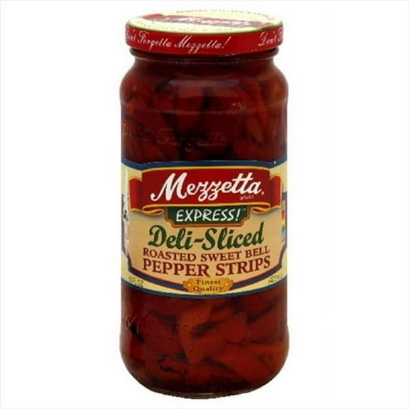 Mezzetta Roasted Bell Pepper Strips, 16 Oz, Pack Of 6