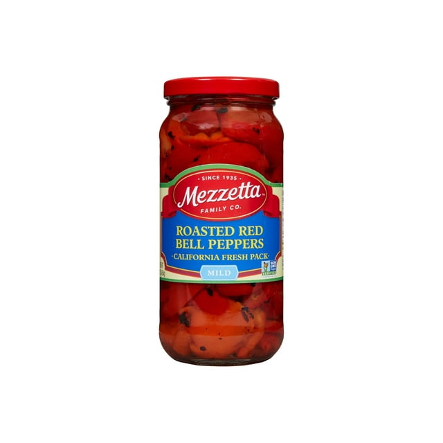 Mezzetta Roasted Red Bell Peppers, 16 oz Jar CA Only