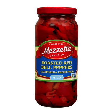Mezzetta Roasted Red Bell Peppers, 16 oz Jar