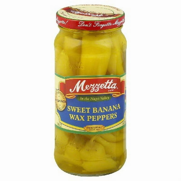 Mezzetta Sweet Banana Peppers, 16 fl oz Jar