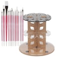 thumbnail image 1 of Mezzo Rotating Paint Brush Storage Rack w/ Creative Mark Pro White Soft Filament Acrylic Paint Brushes- Gouache, Oils & Caseins- Set of 14 w/ Paint Brush Drying Carousel - Holds Up to 28 Brushes, 1 of 6