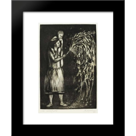 Mezzo tinto 20x24 Framed Art Print by Nogueira, Sa