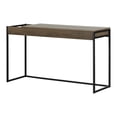 thumbnail image 1 of Mezzy Computer Desk Brown Walnut South Shore, 1 of 14