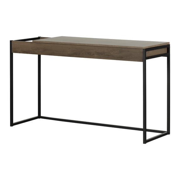 Mezzy Computer Desk Brown Walnut South Shore