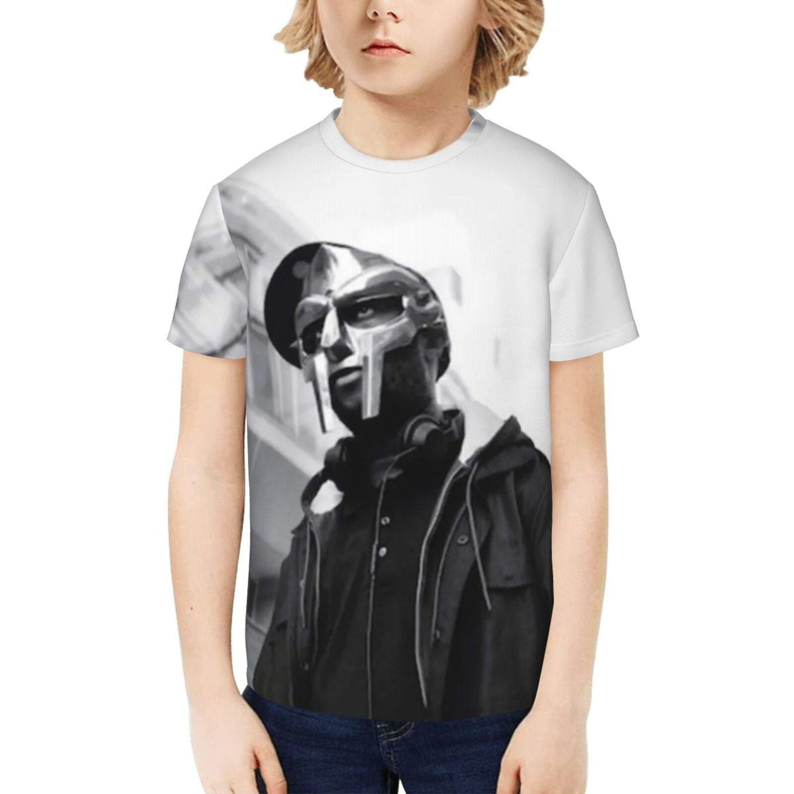 Mf Doom Kids T-Shirt 3d Printed Graphic T-Shirts Boys And Girls Short ...