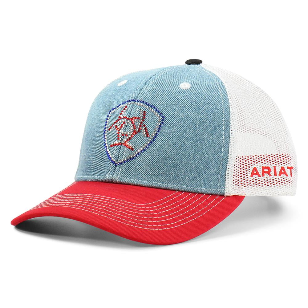 Mf Western Products Ariat Womens Crystal Logo Cap
