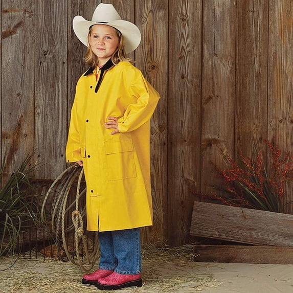 Mf Western Products Boys Kids Saddle Slicker S Yellow