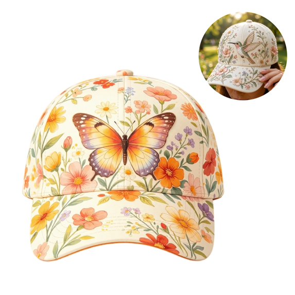 Mfakffe Breast Cancer Awareness Baseball Cap for Men Women Hummingbird October Support Hat Adjustable Casual Baseball Hat