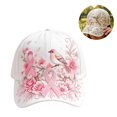 thumbnail image 1 of Mfakffe Breast Cancer Awareness Baseball Cap for Men Women Hummingbird October Support Hat Adjustable Casual Baseball Hat, 1 of 6
