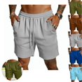 thumbnail image 1 of Mfakffe Mens Mesh Athletic Shorts Lightweight Quick Dry Drawstring Casual Workout Shorts Breathable Gym Running Sport Shorts with Side Pockets, 1 of 5