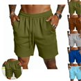 thumbnail image 1 of Mfakffe Mens Mesh Athletic Shorts Lightweight Quick Dry Drawstring Casual Workout Shorts Breathable Gym Running Sport Shorts with Side Pockets, 1 of 5