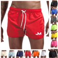 thumbnail image 1 of Mfakffe Mens Swim Trunks Casual Beach Quick Dry Swim Shorts Bathing Suits, 1 of 4