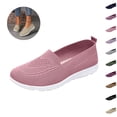 thumbnail image 1 of Mfakffe Orthopedic Shoes for Women Mesh Breathable Non Slip Sneakers Arch Support Fashion Walking Shoes Comfortable Slip on(Pink), 1 of 5