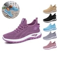 thumbnail image 1 of Mfakffe Orthopedic Shoes for Women Mesh Breathable Non Slip Sneakers Arch Support Trendy Running Shoes Lightweight Slip on, 1 of 4