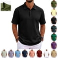 thumbnail image 1 of Mfakffe Polo Shirts for Men Casual Short Sleeve Collared Golf T Shirts, 1 of 5