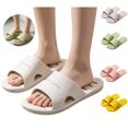 thumbnail image 1 of Mfakffe Shower Shoes Non‑Slip Open Toe Slide Slippers Quick Drying Hollow Drainage Design Soft Lightweight Slippers for Indoor Home Spa Pool Use, 1 of 5