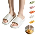 thumbnail image 1 of Mfakffe Shower Shoes Open Toe Non Slip Slides Comfy Waterproof Slip on Sandals Lightweight Bathroom Slippers, 1 of 5