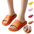thumbnail image 1 of Mfakffe Shower Shoes Open Toe Non Slip Slides Soft Quick-Dry Slip on Sandals Lightweight House Slippers, 1 of 5