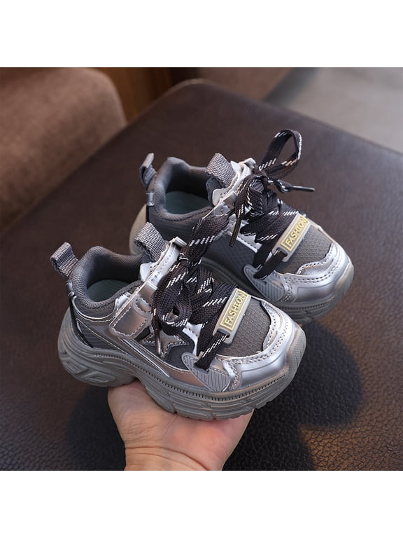 Toddler Orthopedic Shoes for Kids Sport Breathable Sneakers Soft Fall Shoes Black 9 Toddler