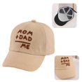 thumbnail image 1 of Mfakffe Toddler Soft Brim Sun Hat Embroidery Casual Baseball Cap Breathable Outdoor Travel Visor Hat for Boys & Girls, 1 of 6