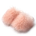 thumbnail image 1 of Mfakffe Womens Slippers Warm Fuzzy Soft Fashion Slippers Indoor Slip on Close Toe Comfortable Shoes Pink 7 Wide（EU:38）, 1 of 4