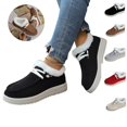 thumbnail image 1 of Mfakffe Womens Winter Ankle Boots Lace Up Round Toe Warm Flat Shoes Cozy Cold Weather Casual Non Slip Snow Booties, 1 of 1