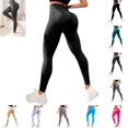 thumbnail image 1 of Mfakffe Yoga Pants Women 3D Leggings Cellulite Compression Anti-Cellulite Pants Gym Workout High Waist Butt Lifting Tummy Control Trousers (Black, XS), 1 of 5