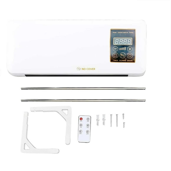 Mfigree 2 in 1 Wall Mounted Mobile Air Electric Fan Fully Installed Mobile Air Conditioning 2024 Mini Split AC/heating System Portable Ductless Remote Home/Bedroom/Studio