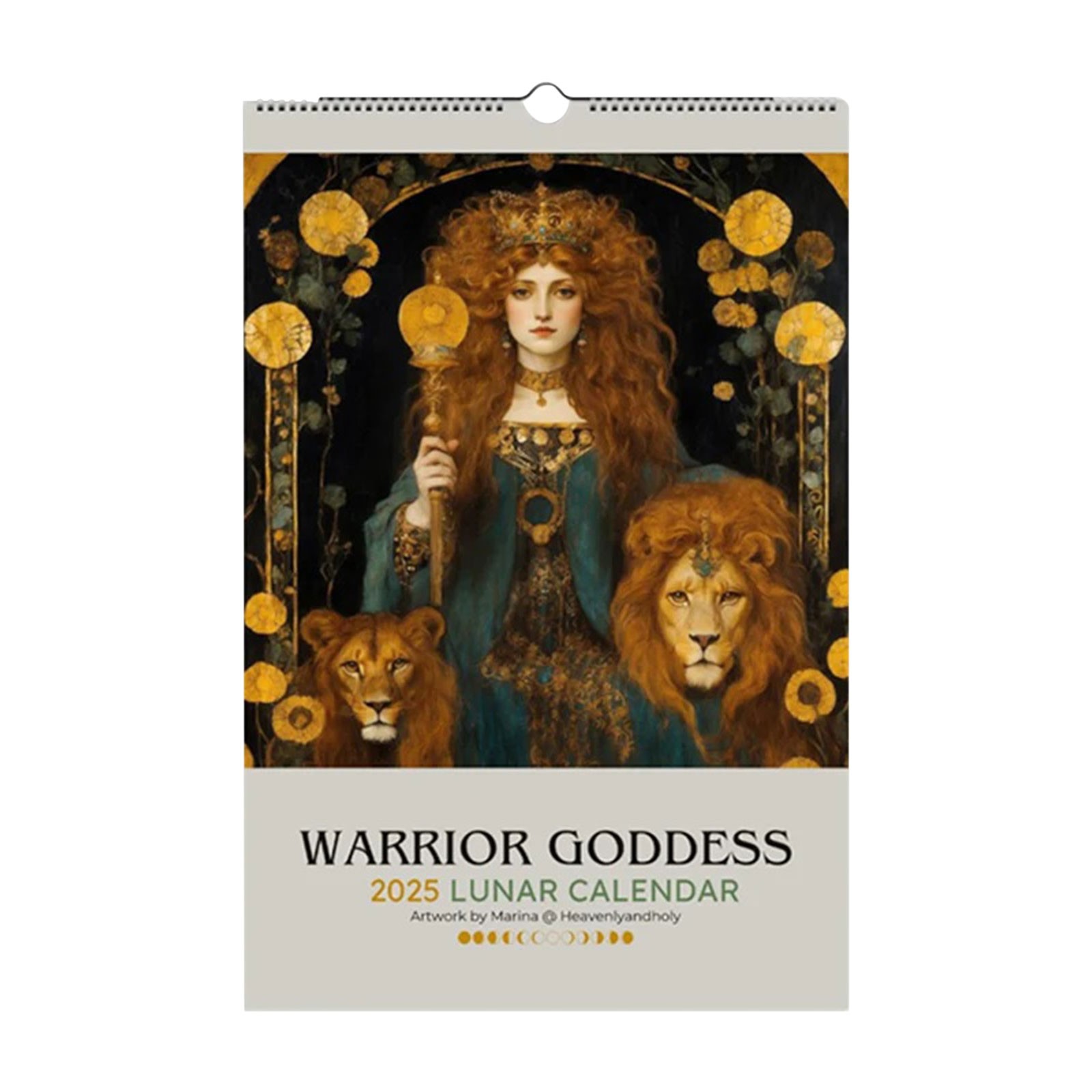 Mfigree 2025 Moon Phase Calendar 2025 Wall Calendar with 12 Month