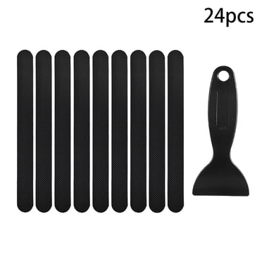 24-Pack Anti-Slip Bath Shower Stickers – White PEVA Non-Slip Safety Grip Strips