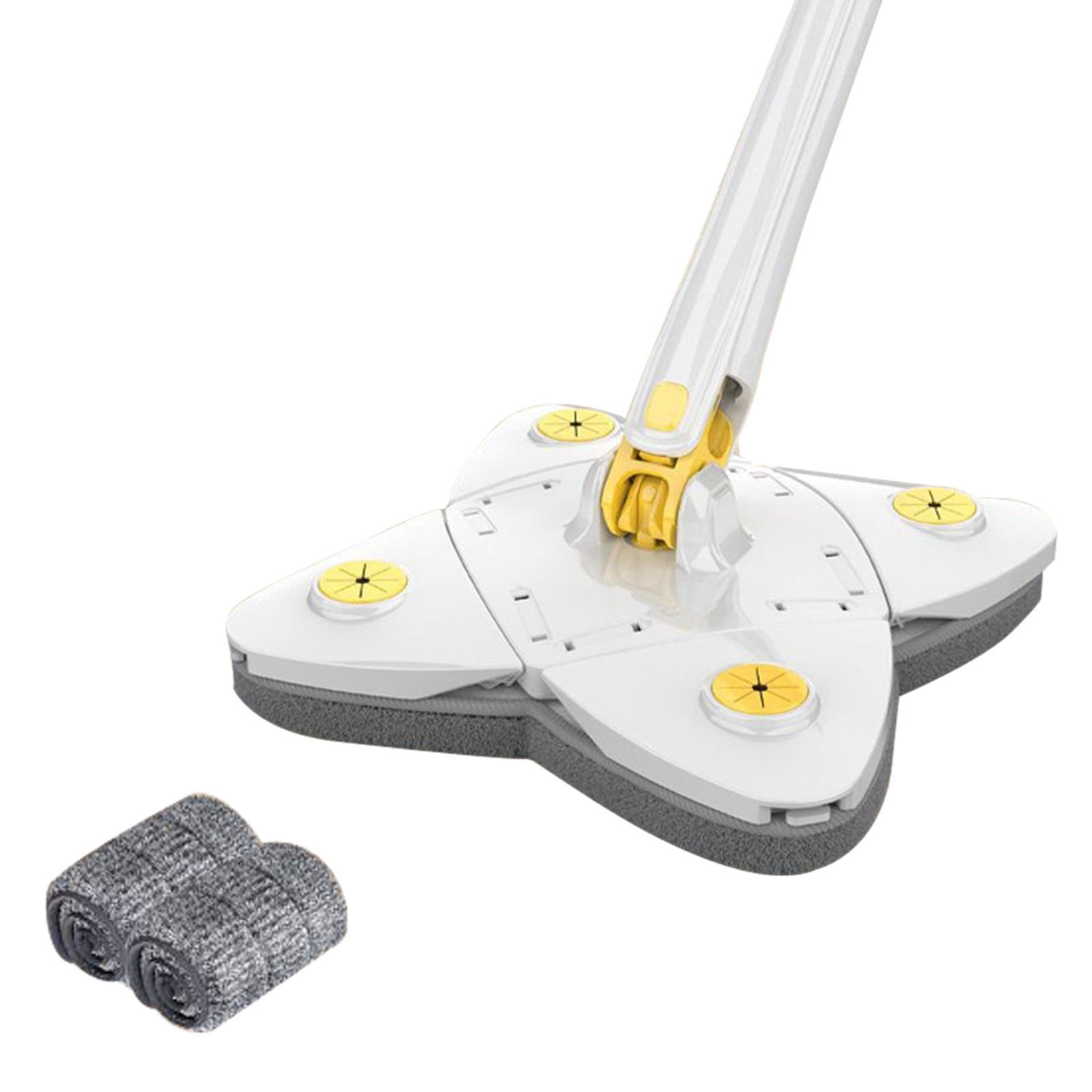 Mfigree 360° Rotatable Adjustable Cleaning Mop 360° Rotating Mop Microfiber Cleaning Mop Cleaning Mops for Floor Cleaning Wall Cleaning Bathroom Cleaning Household Supplies