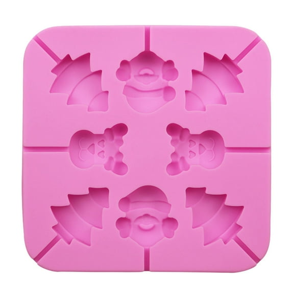 Mfigree 8 Even Christmas Fawn Old Man Lollipop Silicone Mould Reusable Food Grade No Stick, Christmas Tree Santa Snowman Shape Silicone Mold, Christmas Must Haves