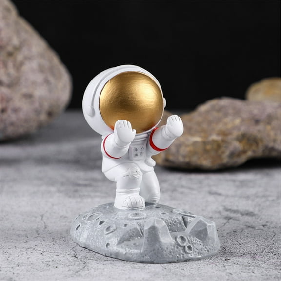 Mfigree Astronaut Universal Cellphone Smartphone Desktop Holder Stand Pen holder Cellphone Cradle Compatible with Phone Pro/Max/Mini, Smartphone