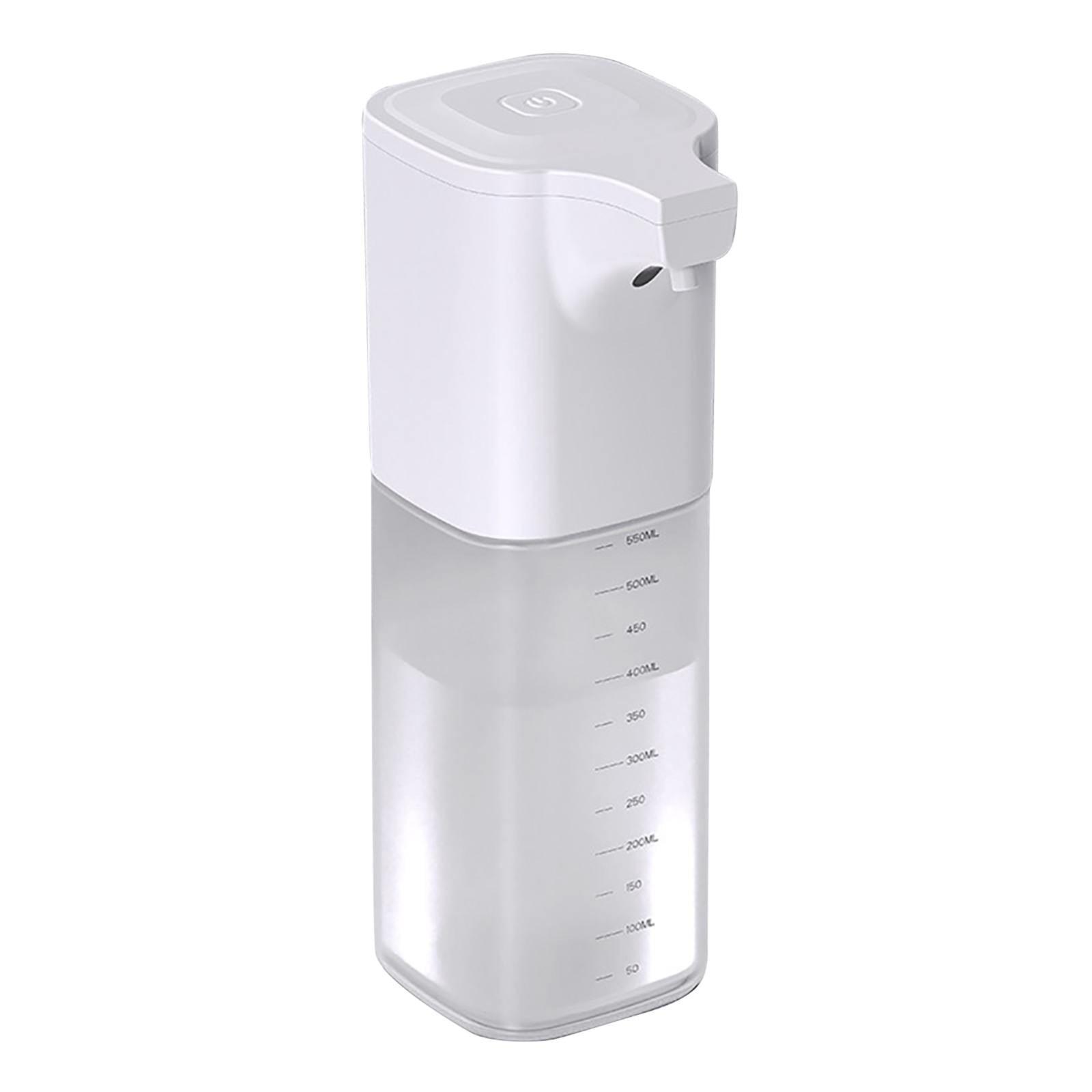 Mfigree Automatic Liquid Soap Dispenser Touchless Rechargeable 18.6oz/550ml With Wall Mount and 4 Adjustable Soap Hands Dish Soap Dispenser for Bathroom Kitchen