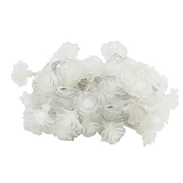 Mfigree Battery Operated Flower Rose String Light Lamp Indoor Outdoor for Aesthetic Teen Girl Kids Room Christmas Birthday Party Decoration