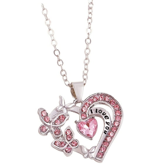 Mfigree Best Gifts for Women, Heart Necklace Mom Grandma Necklace, Birthday Mothers Day Valentine's Day Jewelry Gifts for Mom Grandma Wife from Daughter Son