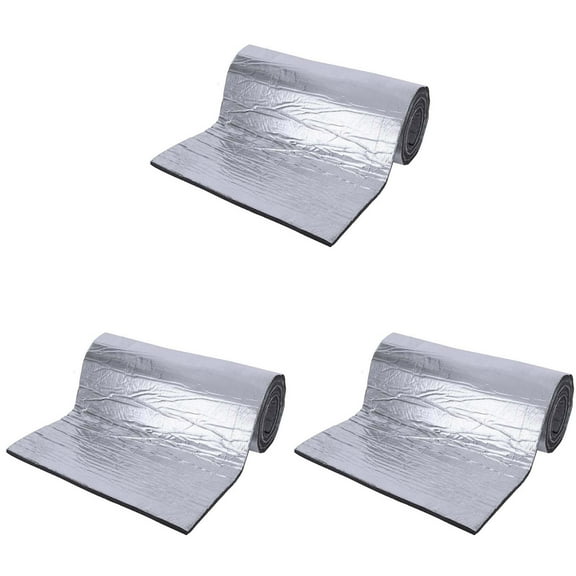 Mfigree Car Heat Sound Deadening Insulation Mat, Foam Self Adhesive Mat Roll Fireproof for Auto Hood Engine Roof Door and Trun 200 Cm X 50 Cm X 10 Mm