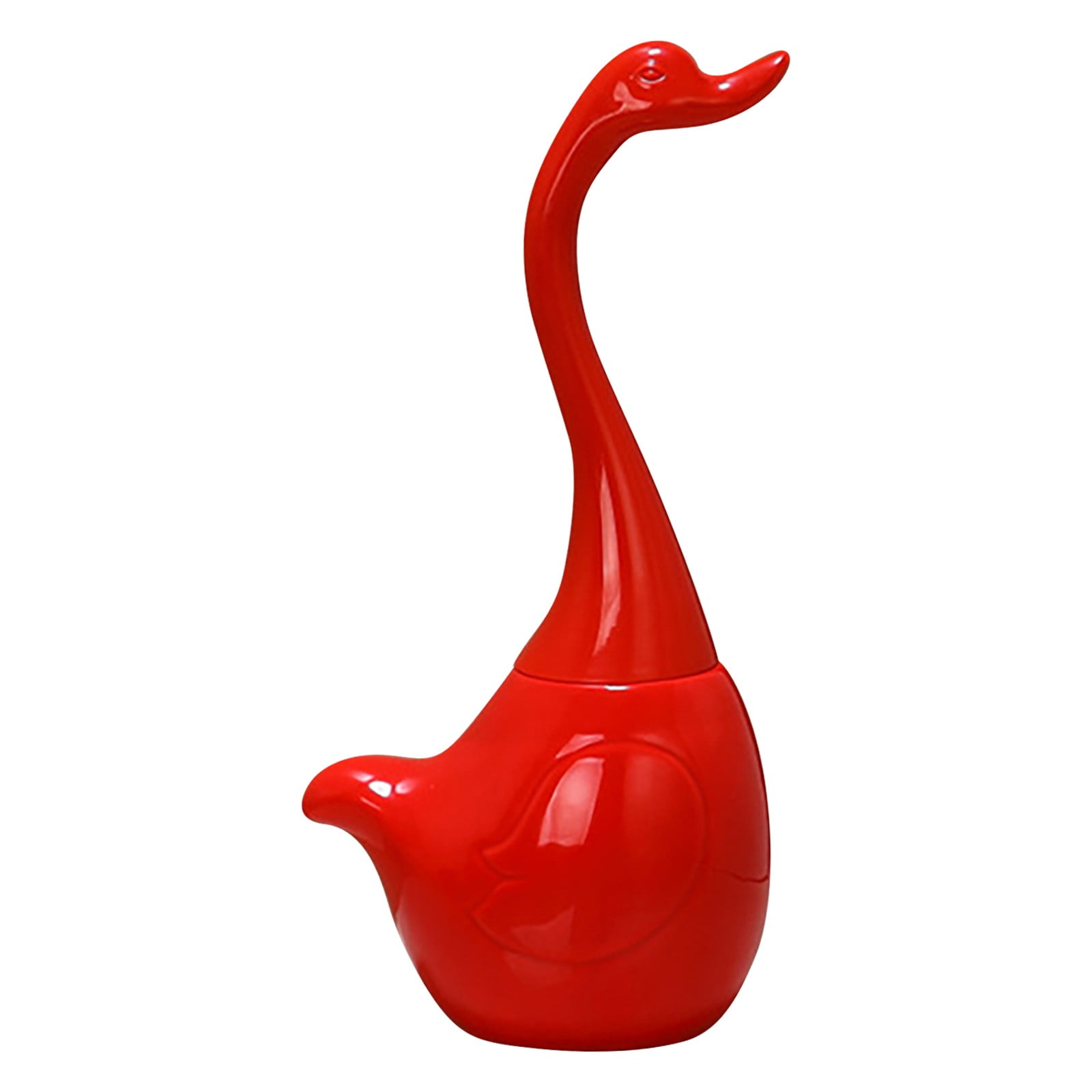 Mfigree Creative Swan Toilet Brush, , Cute Unique Decorative Toilet Bowl Brush, Cleaning Toilet Brush Every Corner Can Be Cleaned Toilet Bowl Brush with Base Set for Bathroom Home Hotel