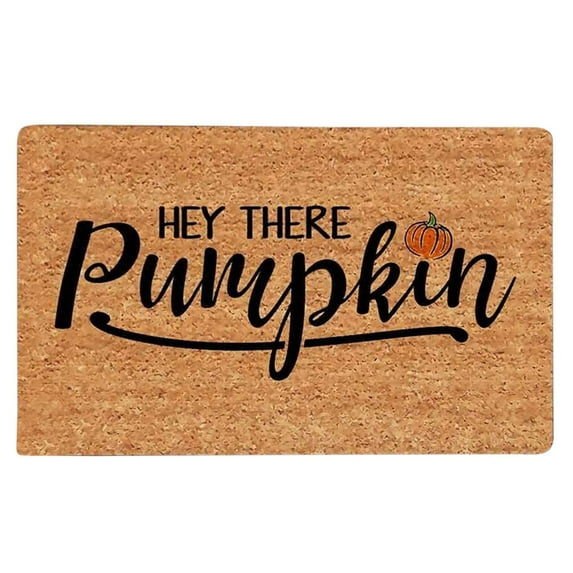 Mfigree Extra Soft and Absorbent Bath Mat Rugs, Pumpkin Doormat Pumpkin Decor Funny Door Mat Fall Welcome Mat Fall Decor Rug for Kitchen, Bathroom Floor, Tub and Shower