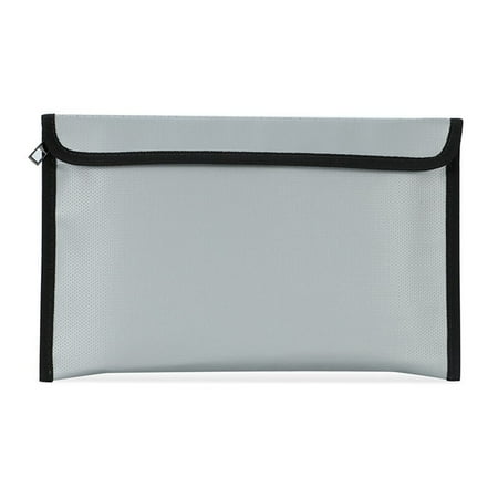 Mfigree Fireproof Document Bag Fire Storage Pouch Waterproof Money Bag for Cash with Zipper, Important Document Storage Organizer for Valuables, Legal Documents Safe