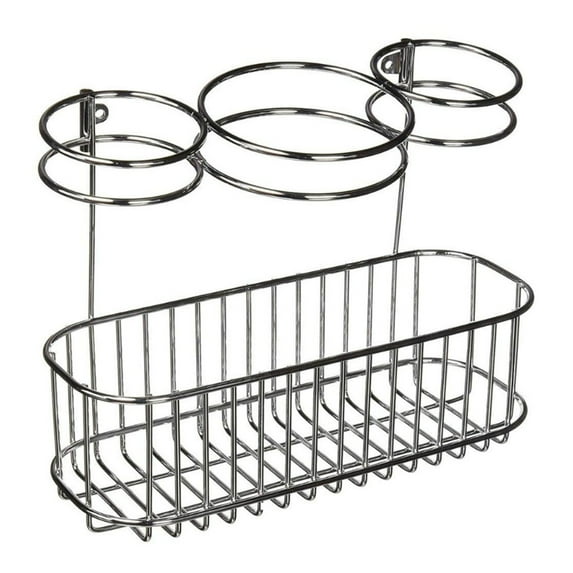 Mfigree Hair Tool Organizer,Wall Mount Metal Wire Organizer for Bathroom Hair Care Tools, Styling Tool Storage Basket for Dryers, Flat Irons, Curling Wands, Straighteners