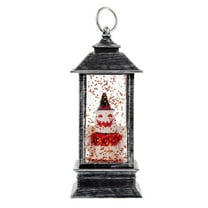 Mfigree Halloween Decorative Snow Globe with LED Light Halloween for Hanging Halloween LED Snow Globe for Halloween Decoration Indoor Table Decoration