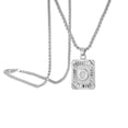 thumbnail image 1 of Mfigree Initial Letter Pendant Necklace Silver Plated Chain Necklace Initial Necklaces For Women And Men Necklaces for Women Chain, 1 of 9