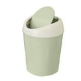 thumbnail image 1 of Mfigree Kitchen Living Room Trash Can ,Mini Trash Can with Lid Removable Small Garbage Can, Tiny Plastic Trash Bin, Counter Garbage Lint Bin for Bathroom,Office,Kitchen,Desk, 1 of 3