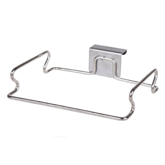 Mfigree Large Stainless Steel Trash Bag Holder for Kitchen Cabinets Doors and Cupboards, Under Sink Bag Holder, Garbage Bag Holder, Kitchen Waste Can, Kitchen Trash Cans