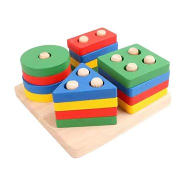 Educational Toys Wooden Sorting Stacking Toys Preschool Educational Toys For 1-3