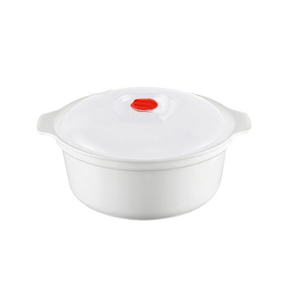 Mfigree Nonstick Microwave Bowl with Lid Heating Dish Noodle Bowl Storage Plate Soup Bowl with Handle Easy to Store Microwave Cookware Kitchen College Dorm,Kitchen Utensil Set