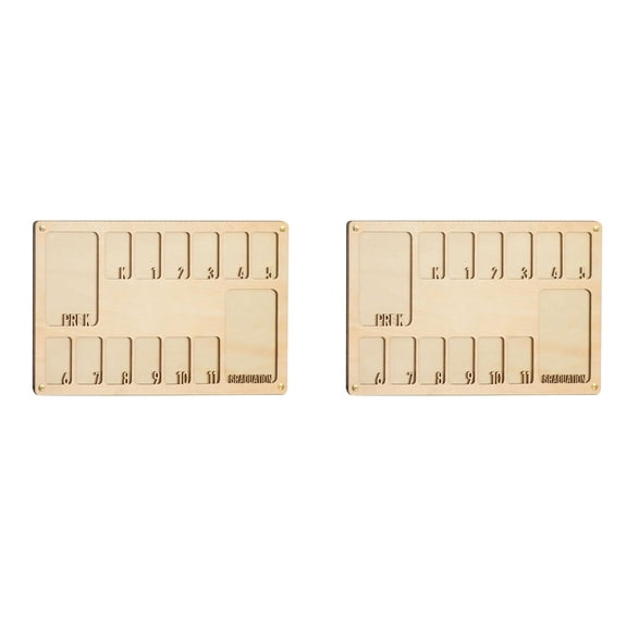 ​​Mfigree Personalized School Photo Frame - Custom Wooden Grade Display for Pre-K to 12th Graduation, Classroom Memories, Engravable Nameplate Keepsake & Teacher Appreciation Gifts​​