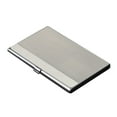 thumbnail image 1 of Mfigree Slim Business Card Case, Pocket Metal Case, Professional Stainless Steel Business Card Holders, Purse Name Card Holder, Buckle Style Shut ﻿, 1 of 6