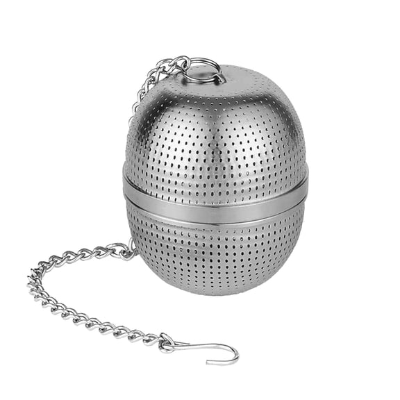 Mfigree Tea Infuser Strainer - 304 Stainless Steel Tea Strainers for Loose Tea, Loose Leaf Tea Steeper, Fine Mesh Tea Ball holder with Chain Hook and Lid, Reusable Tea Filter Bags Diffusers
